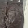 Unsigned genuine dark brown suede and leather jeans style trousers Sz 8UK - W28 L32 - Rrp 350 (New) Image 10