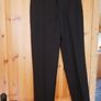 Men's Black trousers.W32'' L33''. 100% Polyester Image 5