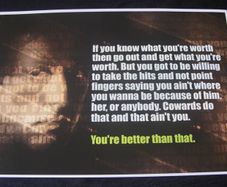 Rocky Balboa Quote A3 poster print