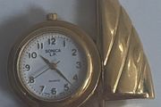 Miniature  vintage Sonica metal nautical clocks