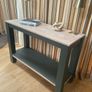 Solid oak console / hall table Image 4