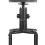 Affordable Industrial Style Height Adjustable Swivel Bar Stool With Natural Pinewood Top Image 4
