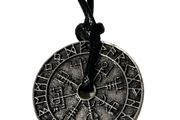 Norse compass necklace