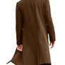 Brand New Men's Casual Slim Fit Wool Coat Notched Collar - Tan Image 2