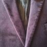 Mens Plum Velvet Blazer Image 10
