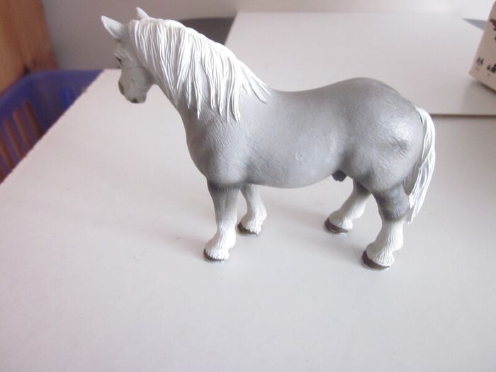 2006 Schleich Percheron Stallion Dapple Grey Horse