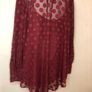 Wallis wine chiffon blouse & cami top (size 28) Image 6