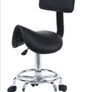 Saddle Spa Rolling White Stool with Back Support for Beauty Tattoo Image 4