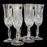 6 x Vintage Royal Doulton Crystal Champagne Flutes Image 2