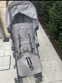 Silver cross buggy with rain cover