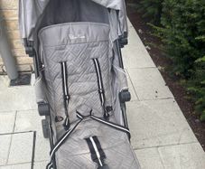 Silver cross buggy with rain cover