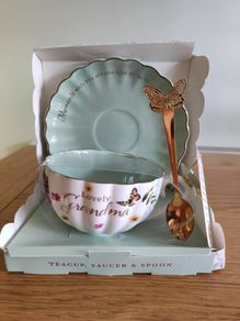 Teacup& saucer&spoon