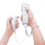 Wireless Remote Controller Motion Plus and Nunchuk for Nintendo Wii / Wii U - White Image 2