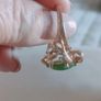 Jade & diamond 14 ct gold Image 4