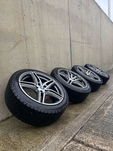 Genuine BMW Borbet XRT-8018 18" Alloys & Tyres - 5x112,  Like New, New Tyres