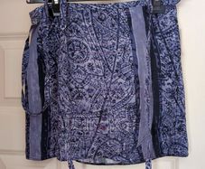 Vintage wrap around skirt - size S/M - beachwear / layering
