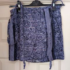 Vintage wrap around skirt - size S/M - beachwear / layering