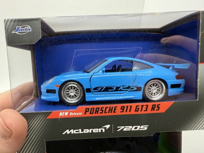 Jada 1:32 Fast & Furious Legacy Series Blue Porsche 911 GT3 & McLaren 720S Model Cars diecast die cast