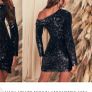 lavish Alice mini sequin dress Image 2