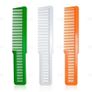 Barber / Hairdressing Flat Top Comb Stylist Hair Fade Comb Hairdressing Clipping Comb - Green Image 2