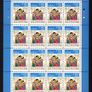 2005 Ireland Christmas Commemorative Stamp Sheetlet Plate 1B1B1B1B Mint Never Hinged (MNH). Image 3