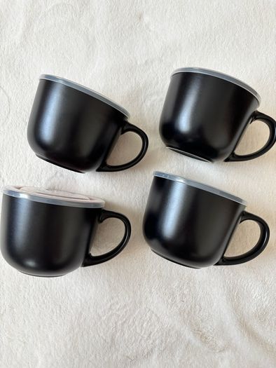 Brand New Mug Bowls With Lids