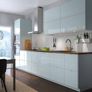 IKEA KALLARP high-gloss light grey-blue / grey-turquoise METOD kitchen doors and drawer fronts discontinued/new stock Image 5