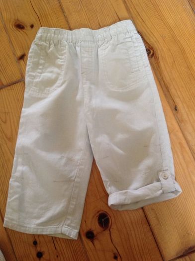 NEXT 12-18 Months Light Trousers with optional turn up