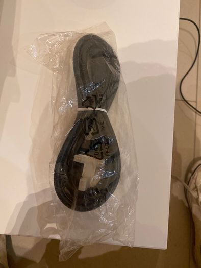 Dell 016583 16583 UK 3 Pin Plug Power Cord Black to IEC C13 Plug Kettle Style Lead Cable