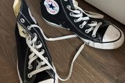 Converse high top trainers black white chucks size UK5.5