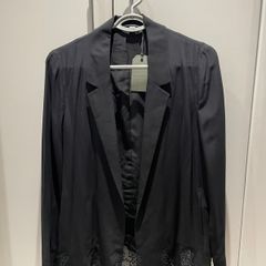 Allsaints Aleida Lace Blazer size 10, black, never worn