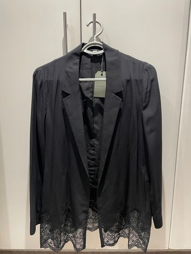 Allsaints Aleida Lace Blazer size 10, black, never worn