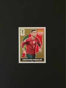 Cristiano Ronaldo Panini extra sticker Gold
