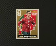 Cristiano Ronaldo Panini extra sticker Gold