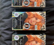 4 x L'Oreal Paris Preference Permanent Hair Dye, Copper 7.43