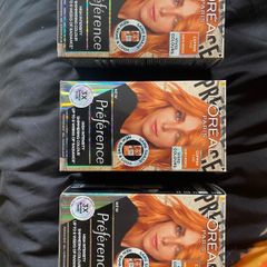 4 x L'Oreal Paris Preference Permanent Hair Dye, Copper 7.43
