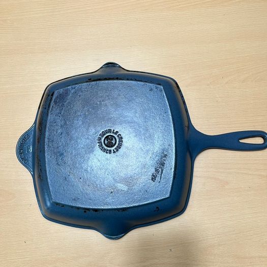 Le Creuset Signature Griddle Skillet Frying Pan 26 Grey Cast Iron