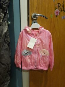 pink shimmer baby jacket