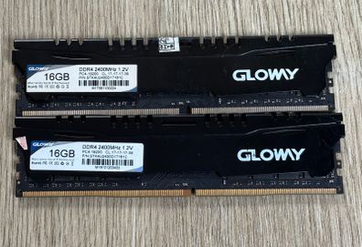 32gb (16gbx2) Ddr4 Ram Glowy 2400mhz Cl17