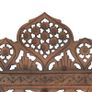 Hand carved 4-PanelRoom Divider Brown 160x165 cm Solid Mango Wood Image 8