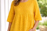Yellow blouse
