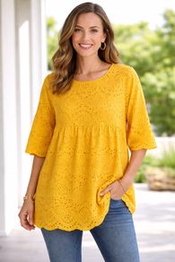 Yellow blouse