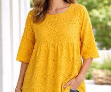 Yellow blouse