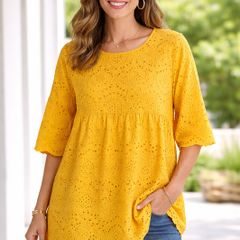 Yellow blouse