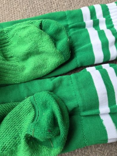 Green football socks uk7-11