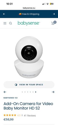 babysense HD S2 cameras