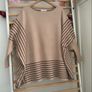 jumper bnwt one size beige & brown oversized poncho style jumper exquiss's brand Image 10