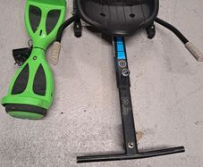Hoverboard with kart and cord