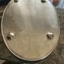 silver plated on copper sheffield oval tray Image 7