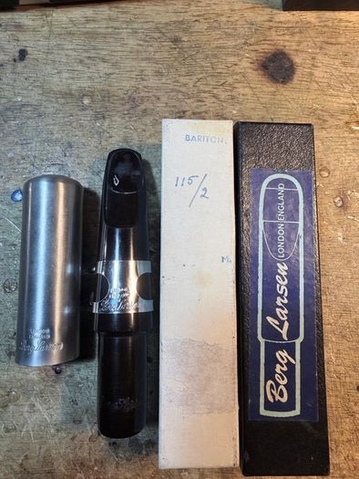 Berg Larsen Baritone Vitage Ebonite Mouthpieces